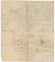 Németország / Weimari Köztársaság / Gotha 1922. 100M (10x) két klf változat T:III
Germany / Weimar ...