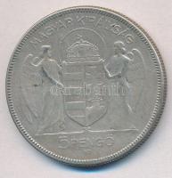 1930. 5P Ag "Horthy jobbra" T:3