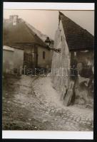 cca 1928 Budapest, Tabán, 3 db korabeli negatívról készült mai nagyítás, 15x10 cm