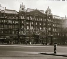 1966 Budapesti épületekről perspektivikusan korrigált felvételek (pontos címekkel a negatívtároló ta...