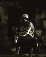 1981 A Bükk-vidéki Bányaüzemben készült fotóriport 13 db vintage negatívja, 6x6 cm