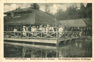 Szováta-fürdő, Sovata; Királyi kabinok és a királyné / spa, royal cabins and the Queen