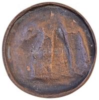 1980. "Mátraszentimrei Plébániatemplom 1980" Br plakett. Szign.: MK (103mm) T:2