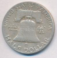 Amerikai Egyesült Államok 1963D 1/2$ Ag "Franklin" T:2,2-
USA 1963D 1/2 Dollar Ag "F...