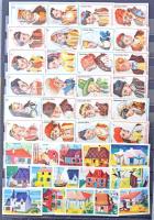 Gyufacimke tétel, benne 2.914 db (német, orosz, indiai, kínai, magyar) 60 lapos A4-es berakóban