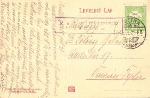 Ruttka, Vrutky; vasútállomás vagonokkal, Felvidéki Magyarság Nyomda Gerő Henrik kiadása, "K.u.K...