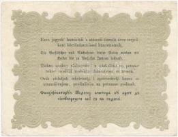 1848. 10Ft "Kossuth bankó" T:III apró anyaghiány