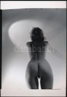 cca 1974 Formás karakterek, 3 db korabeli negatívról készült mai nagyítások, 25x18 cm / 3 erotic photos, 25x18 cm