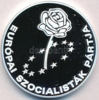 ~1990. "Magyar Szocialista Párt 1989-1999 / Európai Szocialisták Pártja" jelzett Ag emléké...