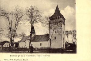 Vajdahunyad, Hunedoara; Görög katolikus templom, Adler Alfréd fényképész / Biserica gr. cath. / Greek catholic church