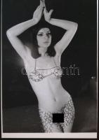 cca 1971 Egy-egy lap a lányok emlékkönyvéből, 3 db korabeli negatívról készült mai nagyítások, 25x18...