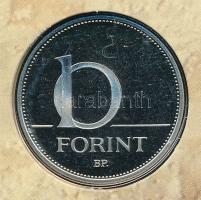 2005. 1Ft-100Ft (7xklf) forgalmi sor szettben + 2005. 10Ft "József Attila" a karton hátold...