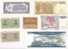10db-os vegyes bankjegy tétel, közte Banglades 2002. 2T T:I-III
10pcs of various banknotes includin...