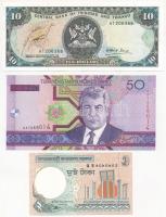 10db-os vegyes bankjegy tétel, közte Banglades 2002. 2T T:I-III
10pcs of various banknotes includin...