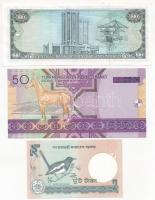 10db-os vegyes bankjegy tétel, közte Banglades 2002. 2T T:I-III
10pcs of various banknotes includin...