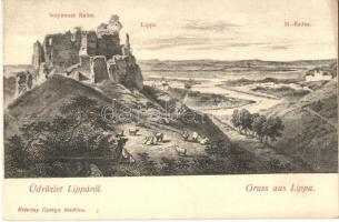 Lippa, Lipova; Solymosi vár, kiadja Krivány György / castle