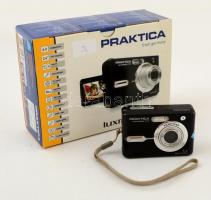 Praktica Luxmedia 6203 digitális kompakt fényképezőgép, kis kopásnyomokkal, működik, tartozékokkal, saját dobozában, 1 GB SD-kártyával