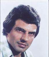 cca 1974 Kern András, Bodrogi Gyula, Haumann Péter, Sztankai István színészekről készült 4 db diapoz...