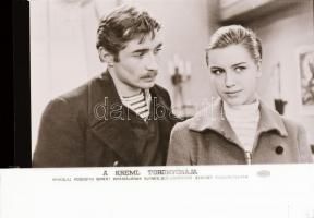 ,,A Kreml toronyórája" című film állóképei, 29 db negatív, ezekről készültek a mozik előcsarnok...