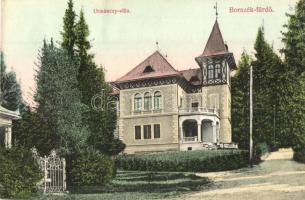 Borszék-fürdő, Borsec; Urmánczy Villa, Divald Károly / villa