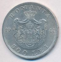 Románia 1944. 500L Ag "I. Mihály" T:1-,2 kis ph.
Romania 1944. 500 Lei Ag "Mihai I&q...