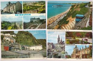 147 db MODERN városképes lap; Nagy-Britannia / 147 modern town-view postcards; Great Britain