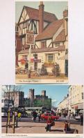 147 db MODERN városképes lap; Nagy-Britannia / 147 modern town-view postcards; Great Britain