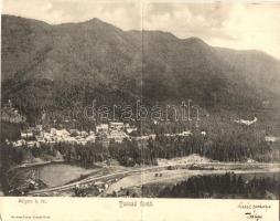 Tusnádfürdő, Baile Tusnad; Sólyom kelet felől, Brunner Lajos / mountain panoramacard