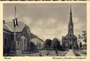 Okécske-Református templom és községháza