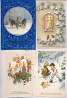 114 db MODERN karácsonyi és újévi üdvözlőlap / 114 modern Christmas and New Year greeting postcards