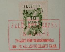 1948 a Pázmány Péter Tudományegyetem jogi doktori bizonyítványa Moldoványi György (1925-?) jogi szak...