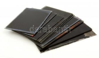 cca 1938 Csongrád, Hajdú János (?-?) csongrádi fényképész 13 db vintage üveglemez negatívja változatos témákról, 9x12 cm és 10x15 cm