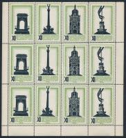 1930 Nemzetközi Építészeti Kongresszus 12 db-os ívdarab
