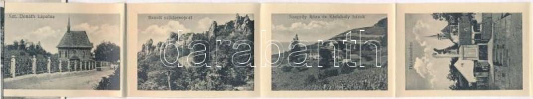 Badacsony, Látkép, vasútállomás, Hősök szobra, strand, leporelló képeslap