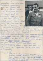 1990 Azonosítatlan szerzőjű német nyelvű levél magyar címzettnek megküldve, utalással a berlini fal ...