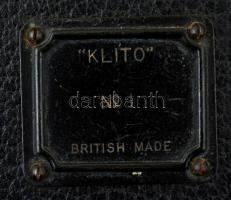 cca 1910 Houghton, Klito No.1 box fényképező, jelzett (Moore&Co), jó állapotban, 21×9 cm, m:17 c...