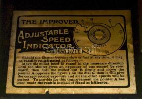 cca 1910 Houghton, Klito No.1 box fényképező, jelzett (Moore&Co), jó állapotban, 21×9 cm, m:17 c...