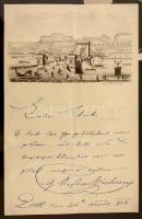 1848. augusztus 3. gróf Széchenyi István (1791-1860) pesti keltezésű, saját kézzel írt levele. Liebe...