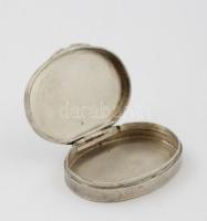 Ezüst (Ag.) szelence, jelzés nélkül, nettó: 22 g, 4×3cm