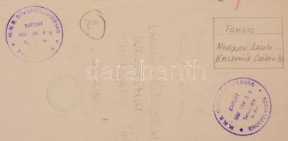 cca 1957 Medgyesi László: Tavasz, feliratozott vintage fotóművészeti alkotás, 30x40 cm