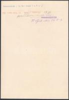 cca 1930 Tata, alsó hajtású vízimalom, Kerny István (1879-1963) pecséttel jelzett vintage fotója, 23...