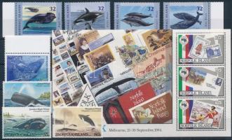 1982-2012 Sea animals 2 sets + 1 block + 1 stamp, 1982-2012 Tengeri állatok motívum 2 db sor + 1 db blokk + 1 db önálló érték