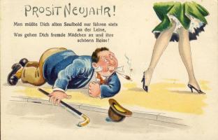 New Years greetings Litho