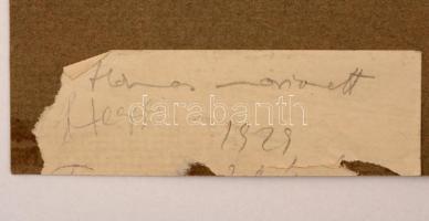 1929 Hegyei Tibor: Hármas marionett, feliratozott vintage fotóművészeti alkotás Szentpál Olga mozgás...