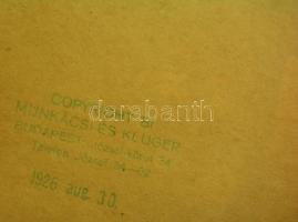 1930 Munkácsi Márton (1896-1963): József főherceg és Hóman Bálint hivatalos eseményen. Pecséttel jel...