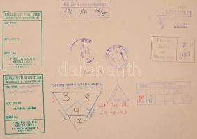 cca 1961 Krisch Béla: Téli napsütés, pecséttel jelzett vintage fotóművészeti alkotás, kiállítási eml...