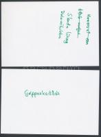 cca 1914-1945 5 db katonafotó, modern nagyítások, hátuljukon feliratozva, 10×15,5 cm