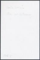 cca 1914-1945 5 db katonafotó, modern nagyítások, hátuljukon feliratozva, 10×15,5 cm