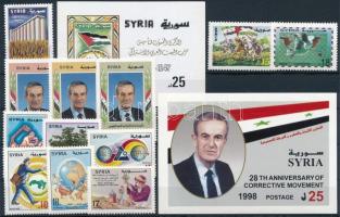 1997-1999 12 klf bélyeg + 2 klf blokk, 1997-1999 12 diff stamps + 2 diff blocks