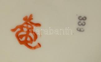 Csehszlovák teáscsésze és áttört tálka, hibátlan, jelzett, 2 db